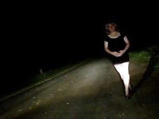Natalie Getting Excited Outdoors...