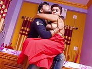 Red Saree Bhabhi Has Hardcore sex With Boss while husband is not at hom