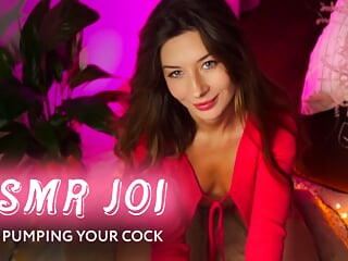 ASMR JOI. Your sweet brunette Fast and Aggressive Mic Pumping Your Cock. Amy Haze