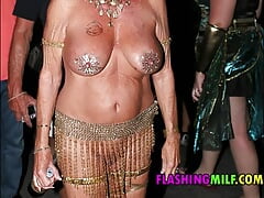 Flashing MILFs Real Public nudity flashing videos from