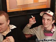 Handsome studs sucking dick during sexparty 