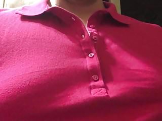 Me in my hot pink polo...