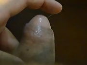 Close up of my hard dick precum (3)