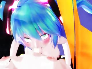 Blowjobs, Mmd, Miku Mmd, Hermaphrodite