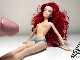 Cumming On Ariel Disney Princess Doll - Strip, Fuck, And Cum