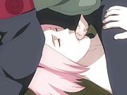 Sakura x Kakashi - Naruto Anime Hentai 