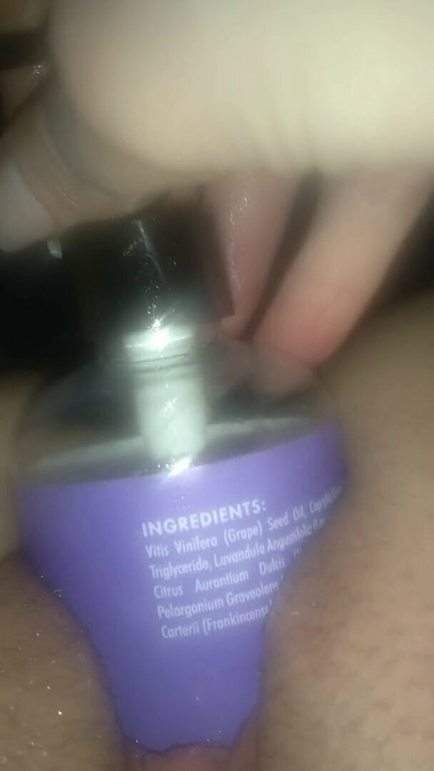 Lube Bottle Insertion – Female Masturbation