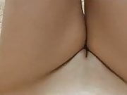 She toyed herself and have orgasm POV