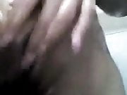 Pussy fingering in shower