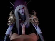 Sylvanas Windrunner Give a Blow Job in POV : Warcraft Porn Parody