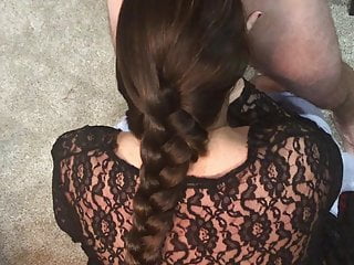 Braided hair brunette wife...