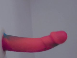 Dildo Masturbation in the Shower