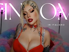 BUSTY ITALIAN GOTH BLONDE MAKES YOU BROKE - JOI