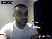 Straight guys feet on webcam #482