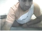 Straight guys feet on webcam #373