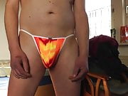 transparente shorts und sexy badestring