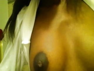 Nipple, Ebony, Masturbation, On Black