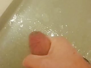 Cumming in shower