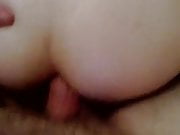Cock makes a nice pop sound as I pull out wifes ass