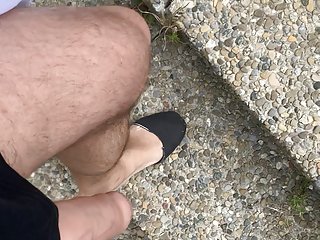 XXL Huge 31cm Cock street blank walk