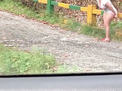 I CATCH AN EXHIBITIONIST WOMAN PISSING IN PUBLIC 2