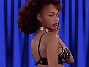 GOLDENEYE - big boobs ebony babe strip dance