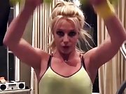 Sexy Britney Works Out