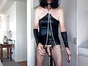 Cum job playing with chains