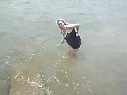 me playing in the river 