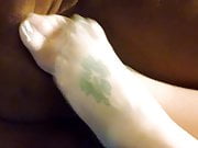 Wife Nylons Foot Play