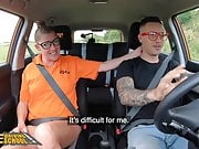 Fake Driving School, Hard Rough Sex for Sexy New Instructor E