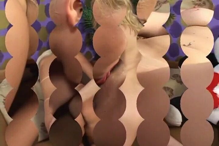 Two blondes masturbate and fuck with the help of the strap
