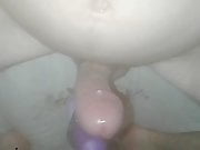 Using a vibrator to cum hands free