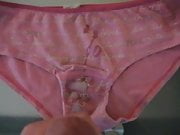 Pink Panty Cumshot 01
