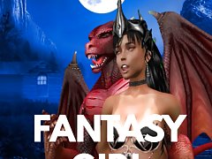 FANTASY GIRL THE DRAGON TALES