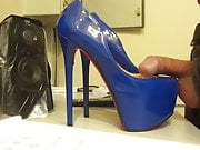 Blue shoes