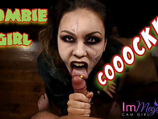 Zombie girl hungry for cock immeganlive...