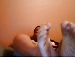 Straight Guys Feet On Webcam #61