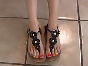 multicolored feet