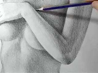 Pencil Art &ndash; Easy Nude Body Drawing 