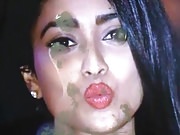 Shriya lips cum