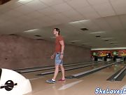 Bigass babe pounded after bowling 