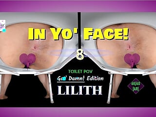 In Yo&#039; Face! Vol. 8 hd- Thick Puerto Rican BBW Toilet POV