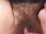 Dana's very hairy pussy penetrated