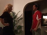 My stepmother sucks my big cock!