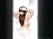 Nude Sister taking Bath.