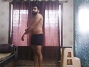 Indian boy workout and hard sex