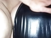 Fucking in leather dress