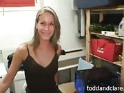 blonde milf is late with rent