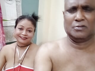 Indian village girl and step uncle and aunty fully hot